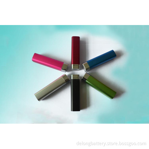 18650 lip stick type 18650 mobile power bank